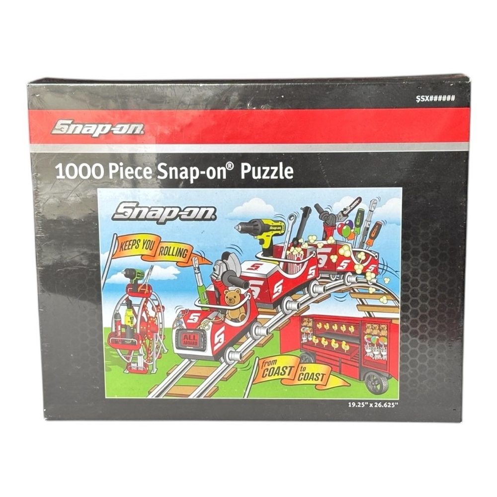 Snap-On Tools 1000 Piece Puzzle “Keeps You Rolling” Dealer Promo Sealed New